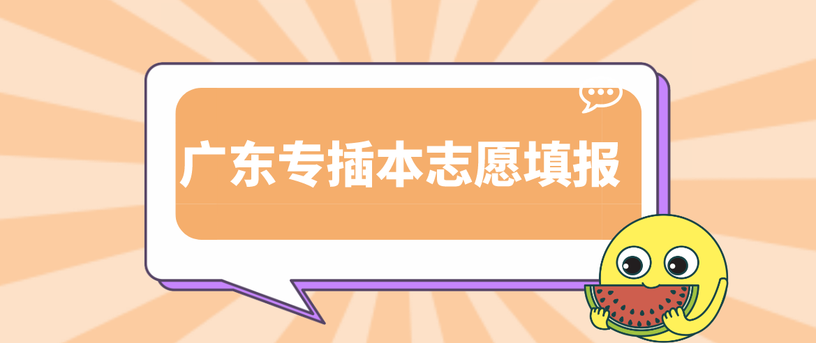 广东省专插本志愿填报