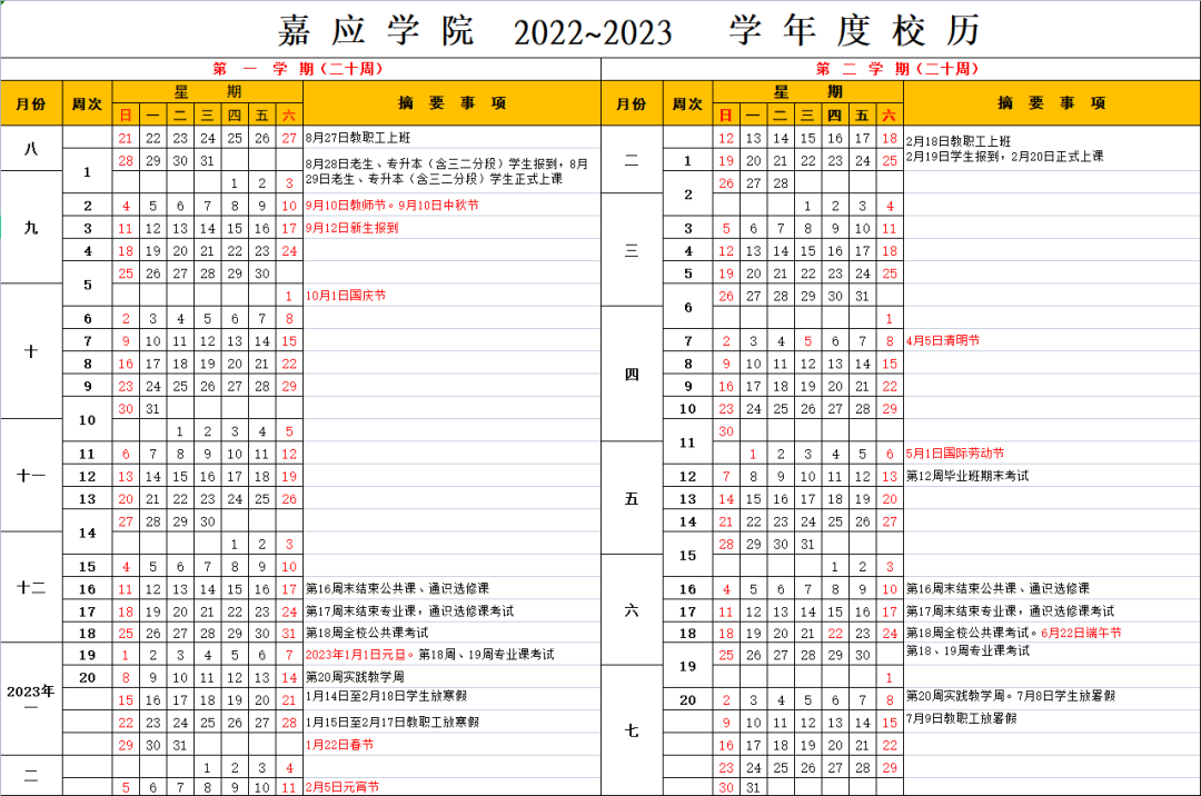 开学必备，建议收藏！广东省专插本已公布2022-2023学年校历！