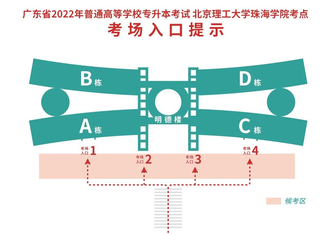 北京理工大学珠海学院专插本2022年考场安排已公布(图3)